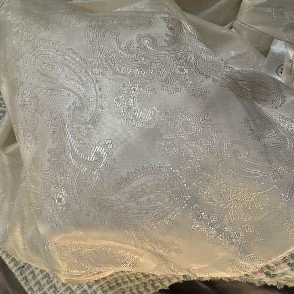 Chic Tweed-Style Short-Sleeve Cropped Jacket + Shorts Set - Picture 9 of 9